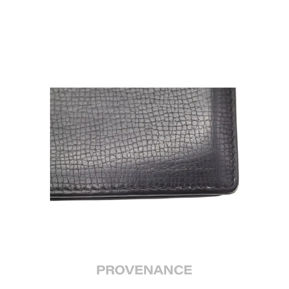 🔴 Burberry Bifold Wallet - Nova Check Navy Leather